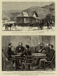 A Transvaal, a béketárgyalások Sir Evelyn Wood tábornok és Joubert tábornok között